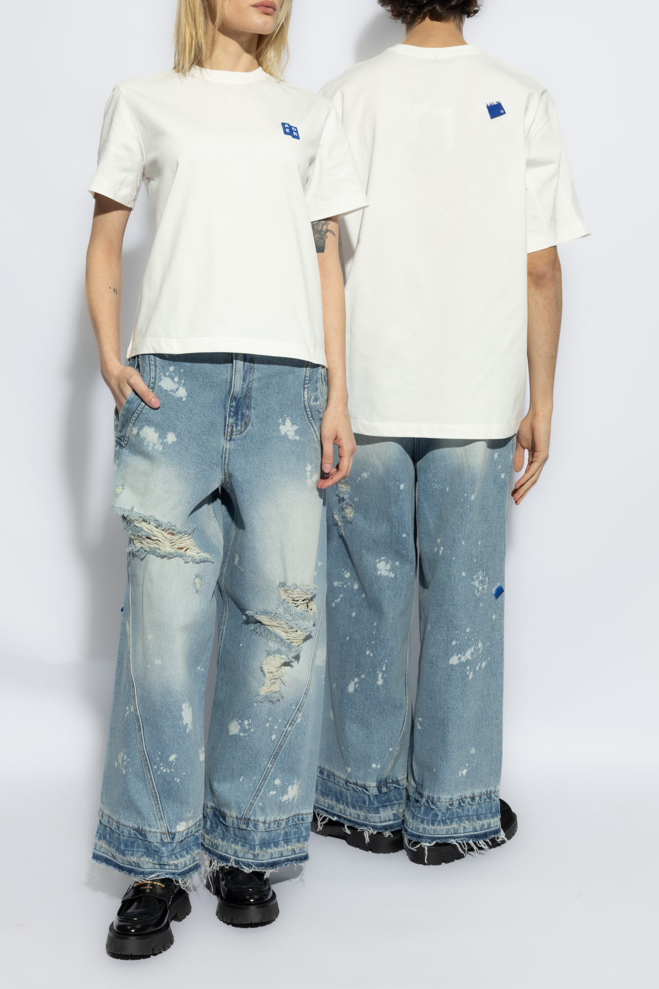 ■ADERERROR■ Alviat jeans Blue ADER error Blue Alviat Denim Shorts ADER error